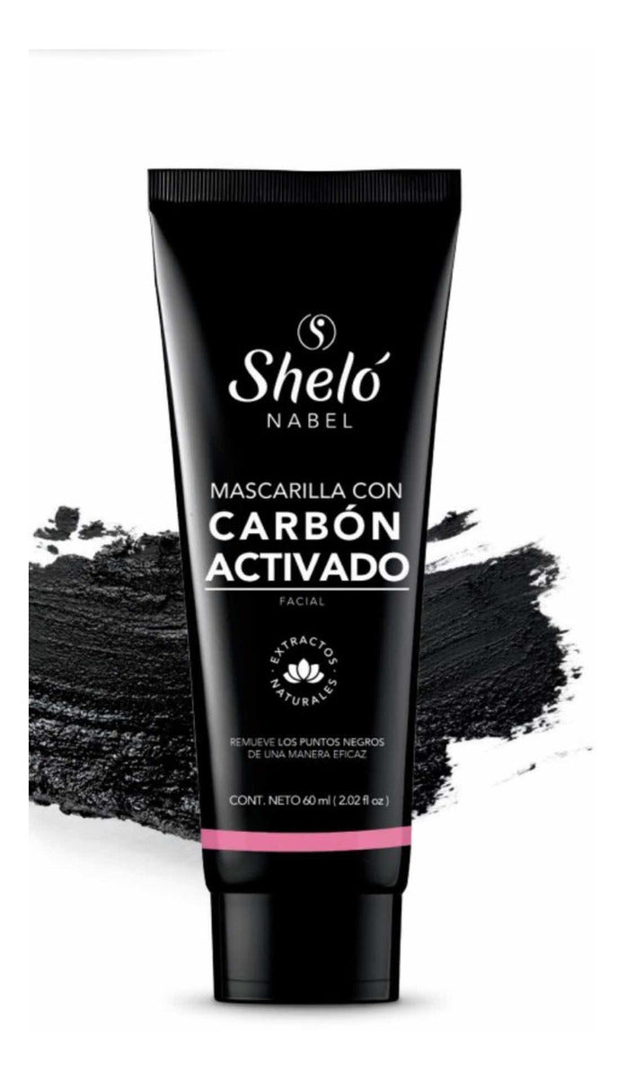 Sheló Nabel Mask with Activated Charcoal 60ml/2.02 fl oz