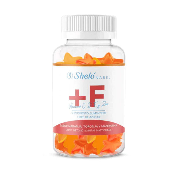 Shelo Nabel Gummies F+ Vitamins C, D, E, Zinc
