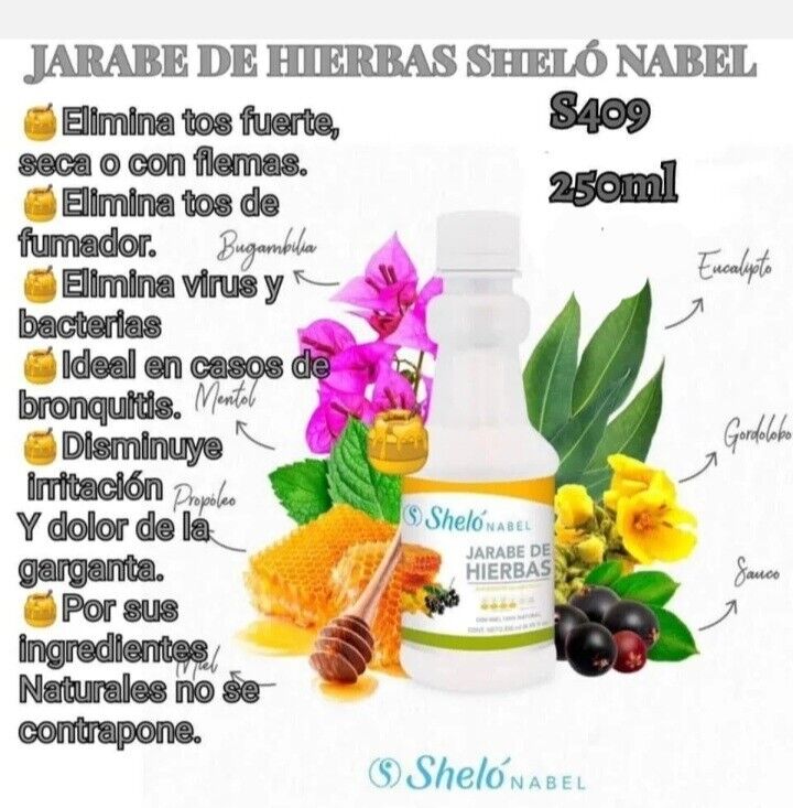 SHELO NABEL SYRUP HERBS / JARABE DE HIERBAS