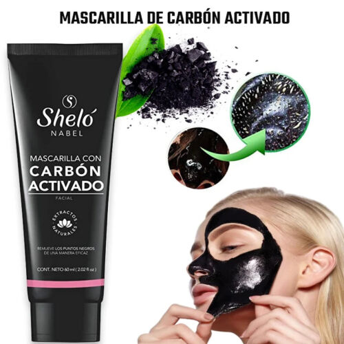 Sheló Nabel Mask with Activated Charcoal 60ml/2.02 fl oz