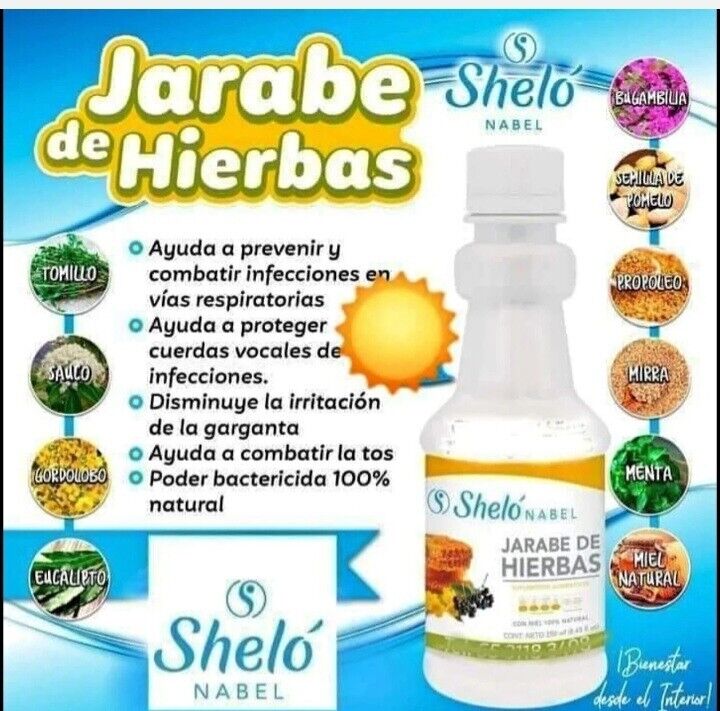 SHELO NABEL SYRUP HERBS / JARABE DE HIERBAS