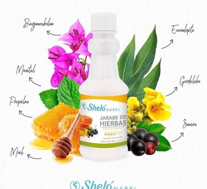 SHELO NABEL SYRUP HERBS / JARABE DE HIERBAS