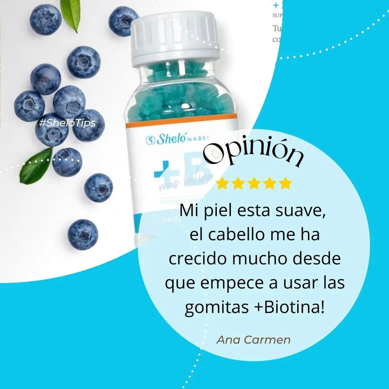 SHELO NABEL COLLAGEN BIOTIN GUMMIES +B